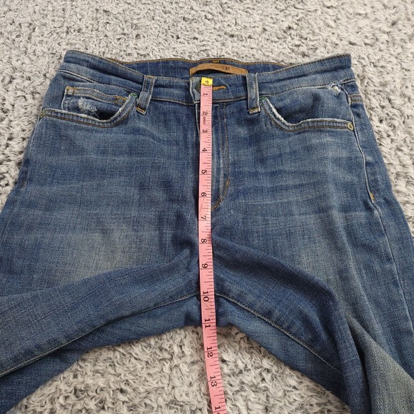 Joes Jeans Womens 27 Blue High Rise Skinny Normcore Bikercore Thrashed Grunge - Picture 7 of 10